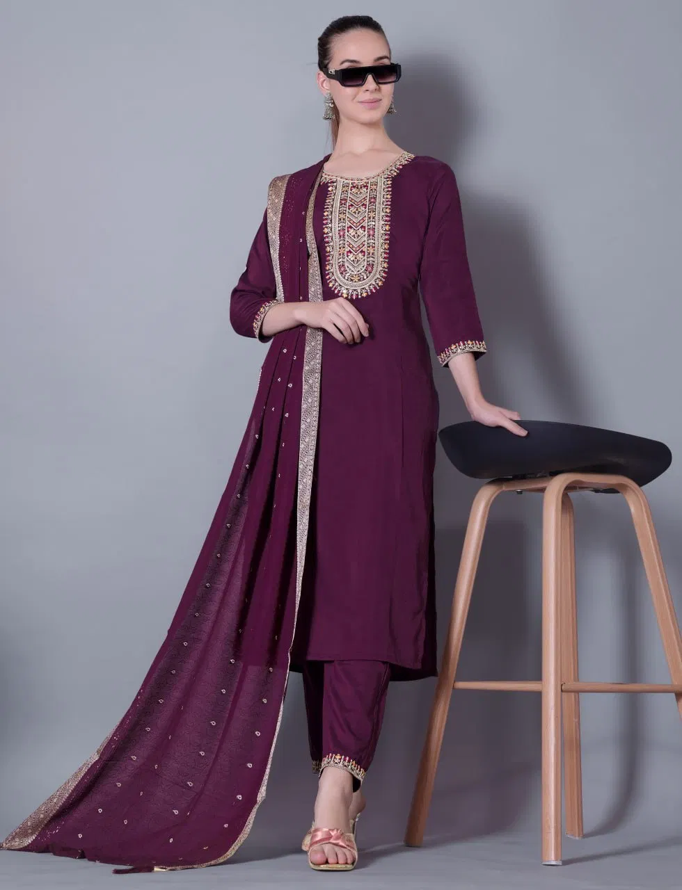 Shayari By Nsf Silk Top & Bottom Dupatta Set Wholesale Suppliers In Mumbai